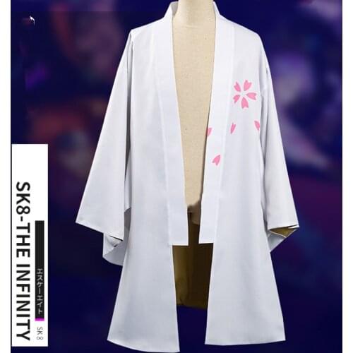 Anime SK8 the Infinity Cherry Blossom Cosplay Costume Outer Coat Outfits Halloween Carnival Suit