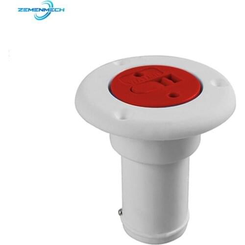 Nylon Plastic UV Stabilized Deck Filler Of Fuel 1.5 Inch Socket Boat Motorhome Yacht Caravans Camper Vans Truck Marine Hardware