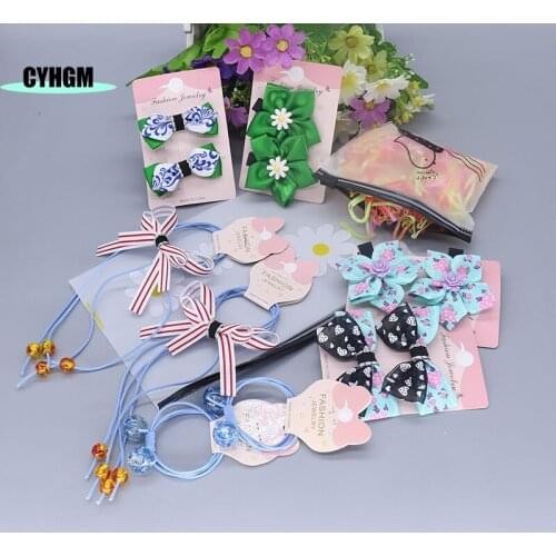 New Fashion korean amber Hair rope supreme accessories set hair ties elastic hair bands Girls hair rubber band K01-3