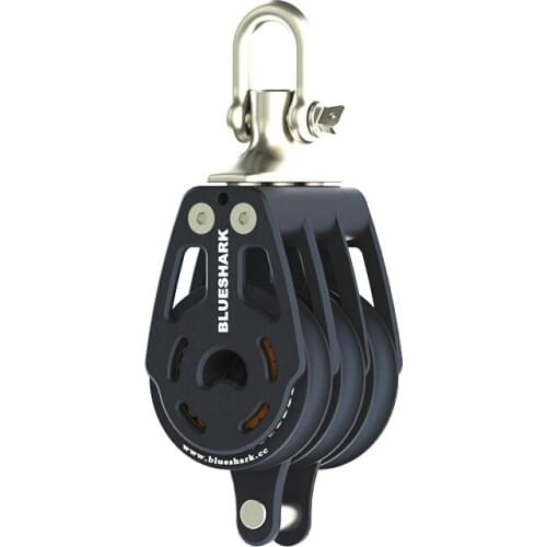 Sailboat Hardware 75 mm 3 Inch Aluminum Triple Becket Block 2718