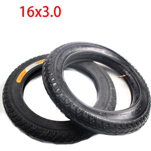Shipment electric bicycle tires 16x3.0 inner and outer tire or tubeless tire Electric Bicycle tire bike tyre 16*3.0