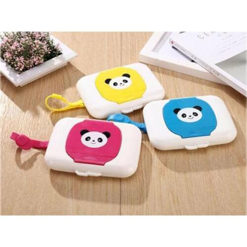 Portable Dry Wet Tissue Paper Case Care Baby Wipes Napkin Storage Box Holder Container