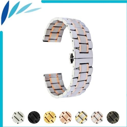 Stainless Steel Watch Band 20mm 22mm for CK Calvin Klein Quick Release Metal Strap Loop Wrist Belt Bracelet Black Silver Gold