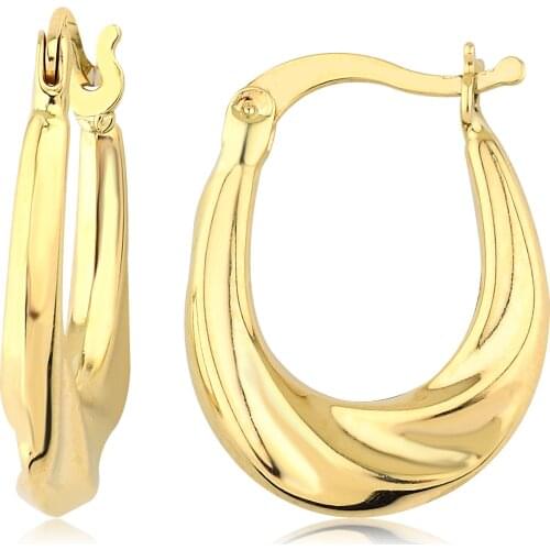 14k Hoop Earrings W4E28111