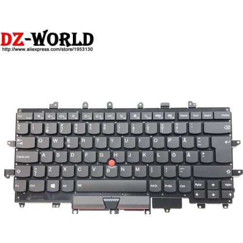 Swedish Finnish Backlit Keyboard for Lenovo Thinkpad X1 Carbon 4th Gen 4 20FB 20FC Sweden Backlight Teclado SN20K74772 00PA724
