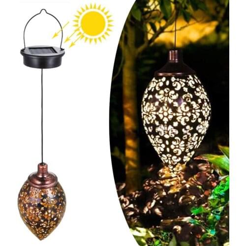 Solar Light LED Lantern Garland Waterproof garden light Hanging Outdoor Fairy Lights for Solar Lamp Garland Garden Decoration