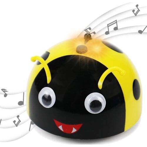 Infrared Sensor Electric Smart Escape Toy Simulation Ladybug Baby Kids Toys Intelligent Escaping Dog Cat Funny Interactive Toy