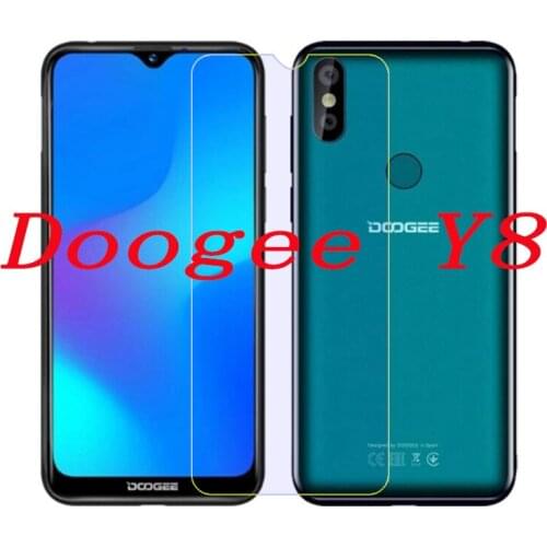 Smartphone Tempered Glass for Doogee Y8 6.1" Glass 9H Protective Film Screen Protector cover phone