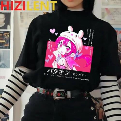 Camiseta de tirantes verano 2021 mujer Graphic t shirts Y2k Kawaii Clothes Plus Size Women Anime Harajuku Korean Fashion TShirt