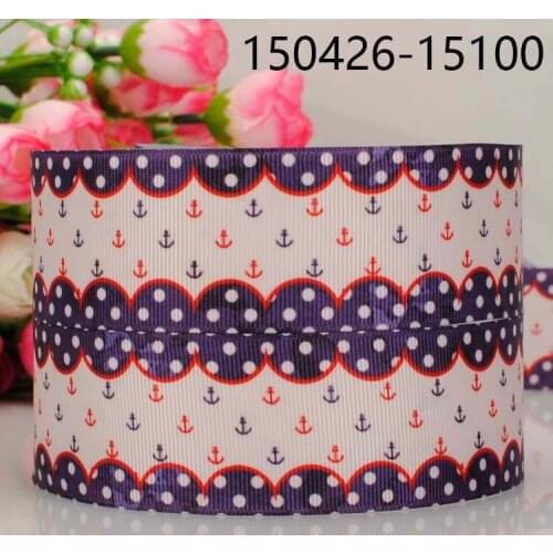 10 yard 1 - 1/2 38 mm 2015new hot dots ribbon lovely grosgrain pattern ribbon tape DIY ployester ribbon