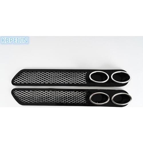HO 3D Car Styling Automobiles Carbon Exhaust Stickers For Jeep wrangler grand cherokee compass renegade patriot Accessories 2pcs