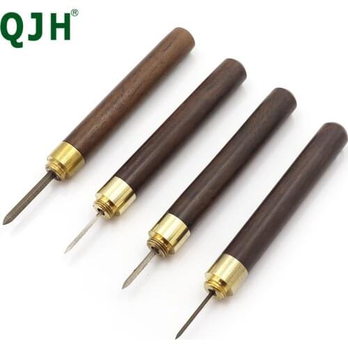3mm/4mm/5mm/6mm Leather Perforation Cone With Cover DIY Leather Tools For Leather Hole Punches Stitching DIY Leathercraft Tools