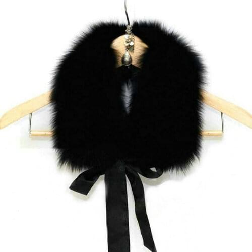 Freeshipping Manufacturers selling ribbon fox collars coat collar