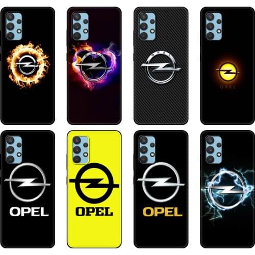 Black tpu Case For Samsung galaxy A32 A42 A52 A72 4g 5g S21 PLUS ultra back cover opel astra
