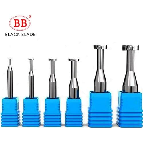 BB Carbide T Slot Milling Cutter Tungsten CNC Tool Metal Al Steel Copper Machining 3mm 4mm 6mm 8mm 10mm 12mm