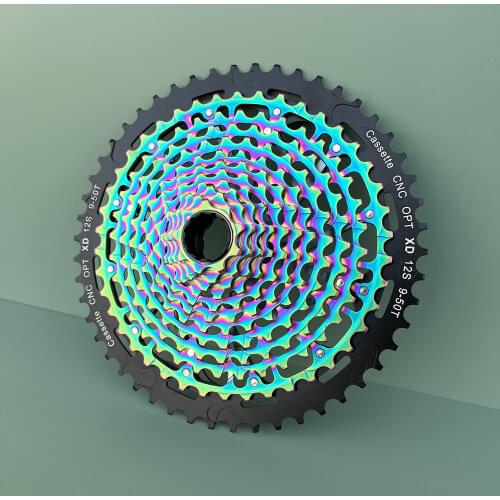 NEW MTB 11 Speed 9-50T Bike Cassette Ultimate XD Cassette Rainbow 375g ULT Cassette Ultralight 11s Cassette 1299 k7 Colorful