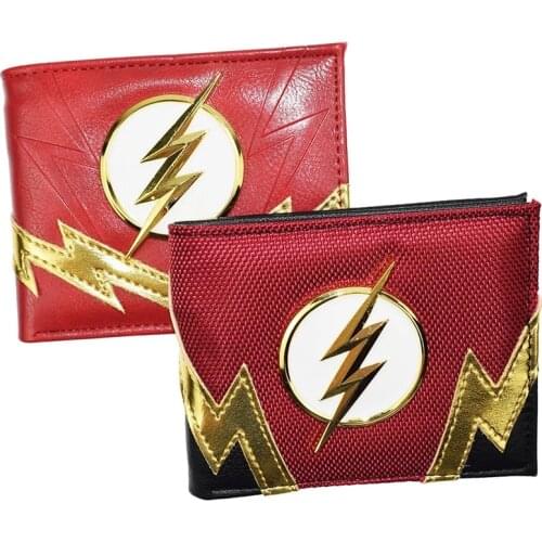 2021 New The Flash Wallet Cool Design Wallets Short Purse With Coin Pocket