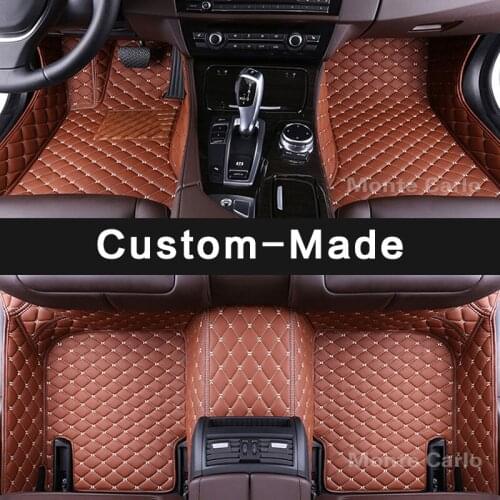 Customized car floor mats specially for VW Volkswagen Multivan Caravelle T5 T6 T3D high quality car styling carpet rugs (2003-)