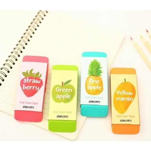 Limit Shows Creative Fruit color oversized eraser correction eraser large student rubber learning stationery Gift For Kid Hot