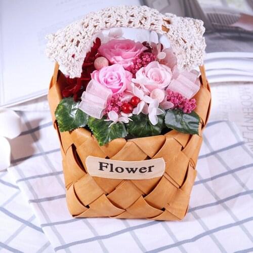 The Best Mothers Day Gift Romantic Valentines Day Gifts Eternal Rose in Box Preserved Real Rose Flowers Box Gift Wholesale