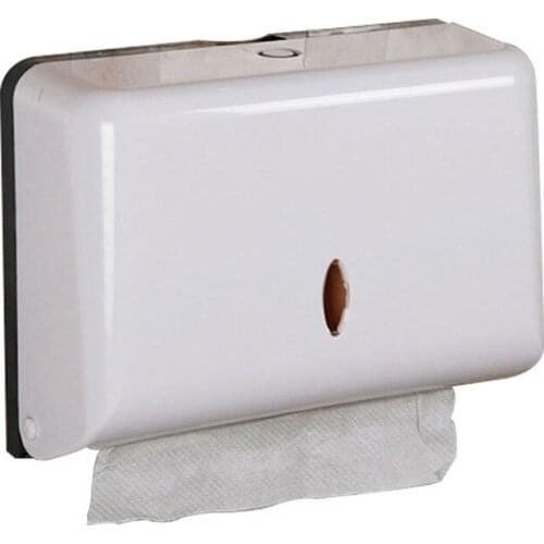 1pcs Wall-mounted Tissue Box High Capacity Waterproof Tissue Box Paper Container for Hotel Home Bathroom Organizer Black White