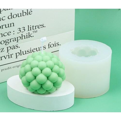 New Silicone Candle Mold DIY Round Bubble Ball Shaped Candle Mold Spherical Candle Mold Silicone Mold Mold Soap Mold Resin Mold