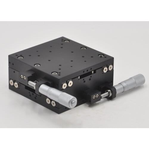 Taiwan GMT MY120-AS optical manual precision fine-tuning slide table positive and negative 12.5mm cross rail platform aluminum