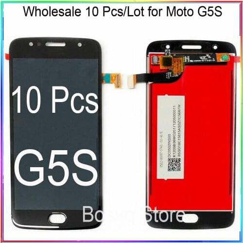 WholeSale 10 Pcs/lot for Moto G5S LCD Screen Display with Touch Digitizer Assembly XT1792 XT1793 XT1794