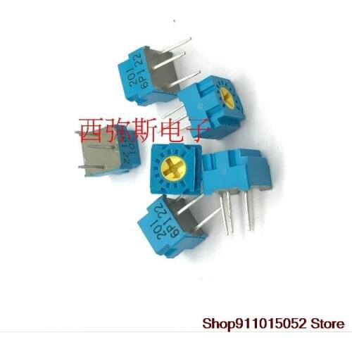 10PCS 100% original Japanese TOCOS single-turn precision adjustable resistance GF063P1-B201K 200 ohm potentiometer