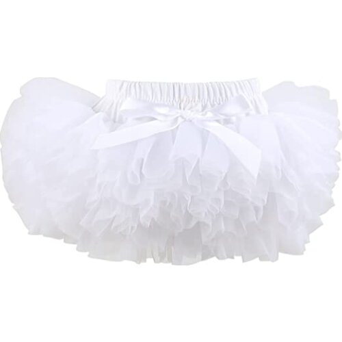 Sensual Looking Fancy Clingy Baby Girls Fluffy Soft and Smooth Tutu Skirt with Diaper Petticoat