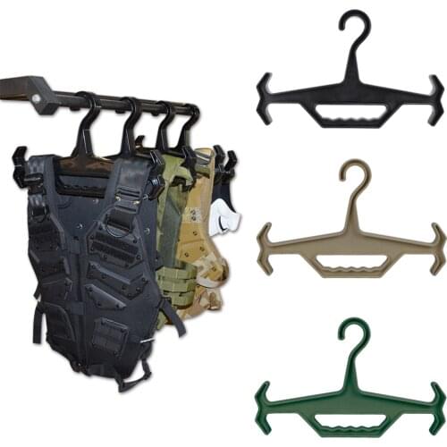 Heavy Duty Tactical Hanger Comat Vests Hangers ABS Durable Clothes Coat Hangers Airsoft Paintball Hunting Tools Gear Accessories