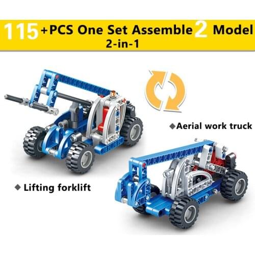 2 in 1 Technic Brick Compatible Major Brand Toys Island Building Block Road Track Classic Collections