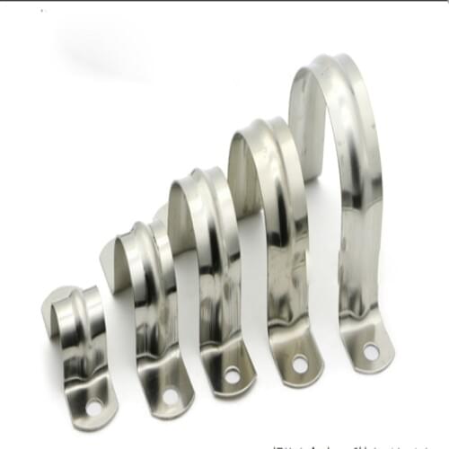 Stainless steel pipe clamp cable card pipe rack pipe buckle pipe clamp type U