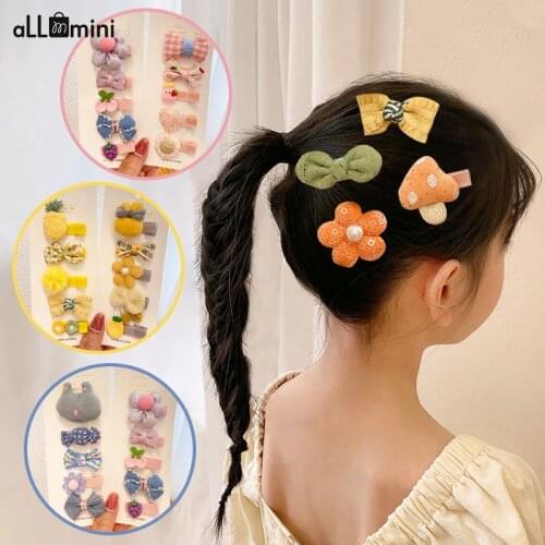 Korea Kawaii Princess Cartoon Hairpins Girls Kids Hair Clips Pin Barrettes Accessories For Children Hairclip Ornaments Headdress