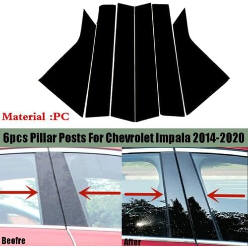 Parts Pillar Posts Replacement Accessories Black Body Casement Stickers