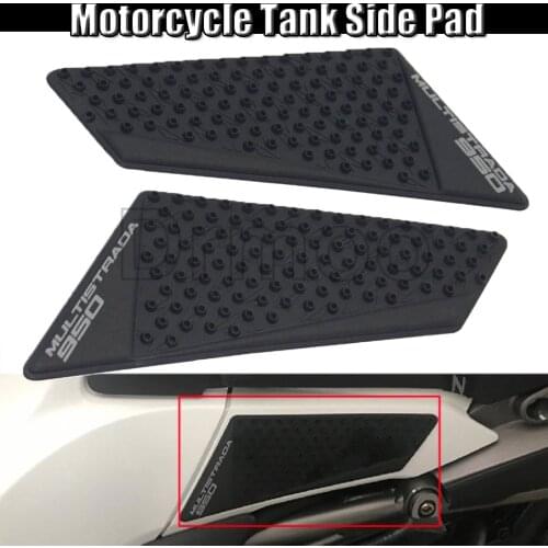 Motorcycle Protector Anti Slip Tank Pad Stickers Gas Knee Grip Traction Side Decal For Ducati Multistrada 950 2017-2019