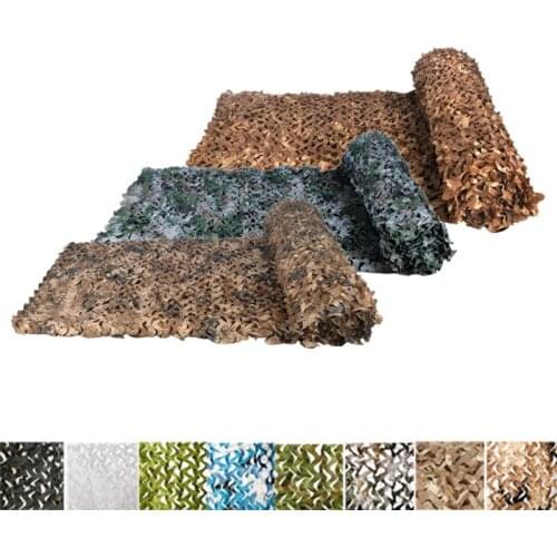 1.5x3M Camouflage Netting Outdoor Hunting Blind Military Camo Nets Camping Sun Shelter Car Canopy Covers Home Garden Decoration