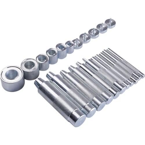 3.5-12mm Eyelets Punch Die Tool Kit For Leather Craft Clothing Grommet Banner Washer for Leathercraft Clothing Shoes Curtains