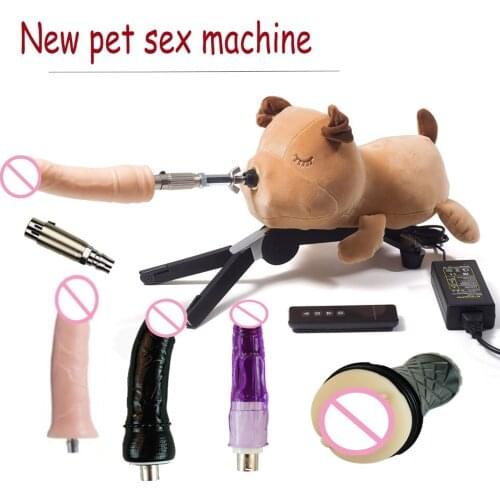 FREDORCH Pet Dog Sex Machine for Women and Men with Different Kinds of Dildos and Masturbation Cup Automatic Wireless Love Toys