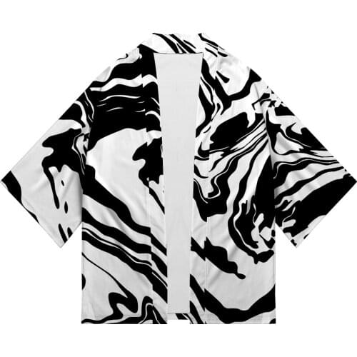 2020 New Harajuku Kimono Men Fashion Casual Yukata Comfortable Kimono Popular Streetwear Personality Japans clothing Tops