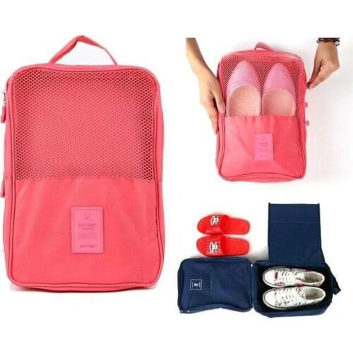 3 PCS Double layer Waterproof Shoes Clothing Bag Convenient Travel Storage Bag Portable Organizer Bags Shoe multifunction bag