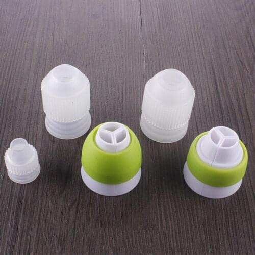 AIWILL Nozzle Converter Medium, Small, Three-color Cream Cake Korean/Russian/Spherical Decoration Mouthpiece Converter