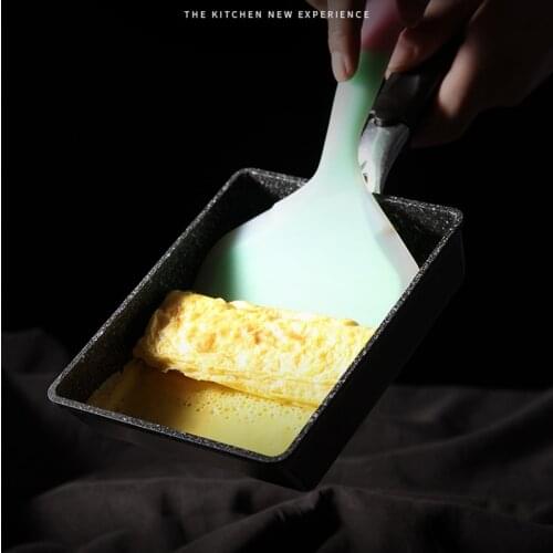 Square Aluminium Alloy Fried Eggs Pans Mini Square Non Stick Japanese Style Frying Pan Fried Eggs Pans sausage Breakfast Pot