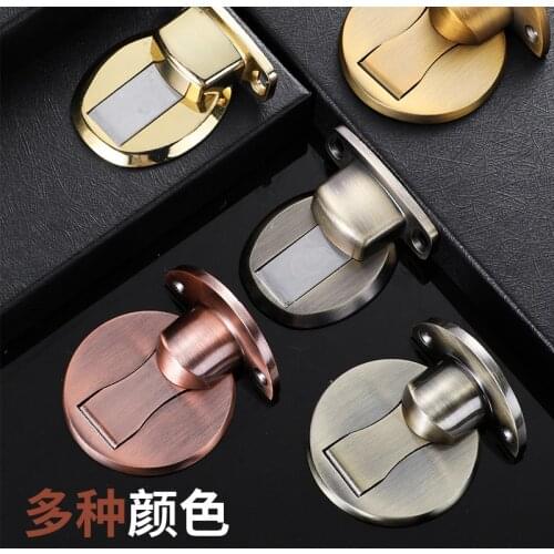 Magnet Door Stops Magnetic Door Stopper Non-punch Six Colors Available Door Holder Hidden Doorstop Furniture Door Hardware