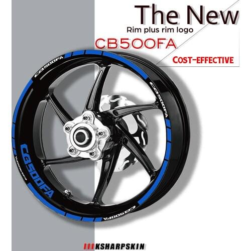 New Motorcycle Front Rear Rim wheel reflective sticker decal Tire logo decorative decal kit set For Honda CB500FA cb500 fa