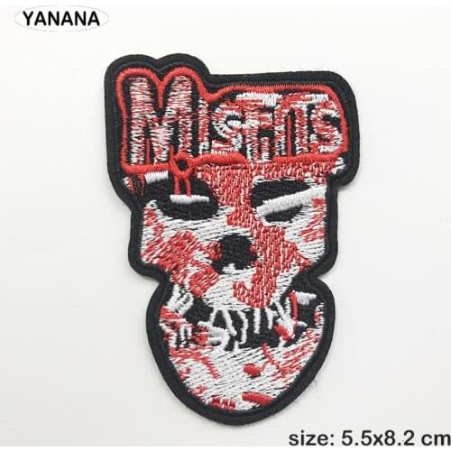 BAND ROCK MUSIC Iron On Patches Cloth Mend Decorate Clothes Apparel Sewing Decoration Applique Badges Heavy Metal