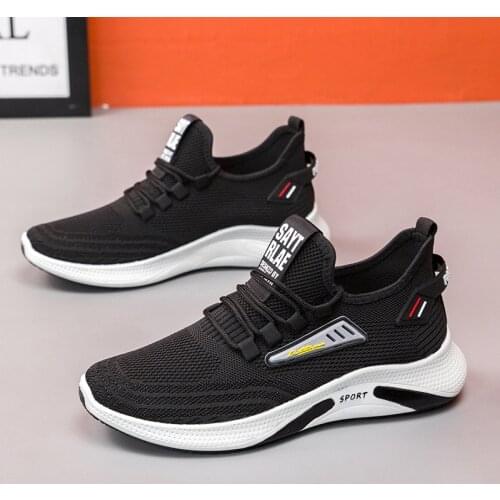 2021 spring and autumn new mens flying knit sneakers trendy, versatile, lightweight, comfortable and wear-resistant new balance