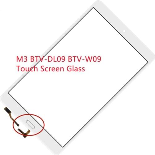 New 8.4"For Huawei Mediapad M3 BTV-DL09 BTV-W09 Touch Screen Glass Digitizer Panel Front Glass With Button
