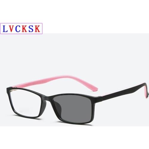 TR90 Square Frame Reading Glasses magnifier Women Hyperopia Spectacles Men Presbyopia Sunglasses Customize Prescription Lens N5