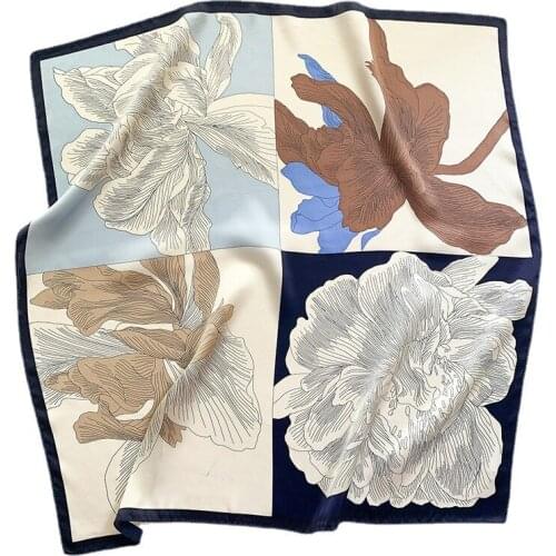 100% Silk Scarves Women Foulard Head Scarf Ladies Shawl Wrap Female Hijab Poncho beach Kerchief Soft Bandana Lady Brand Pashmina